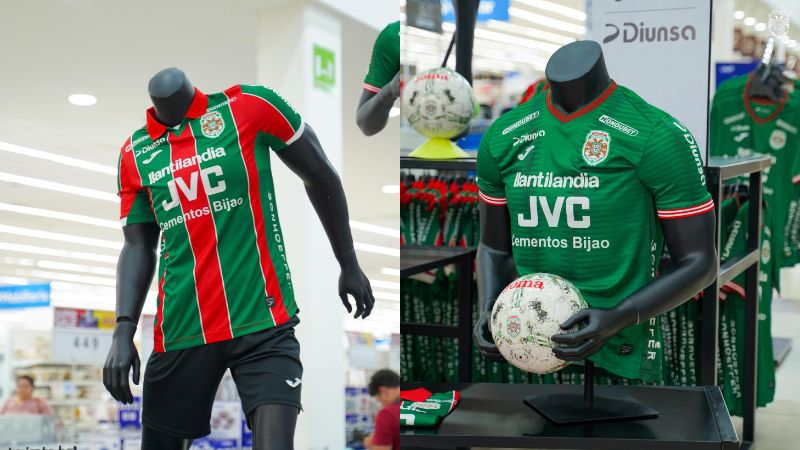 Los uniformes del cuadro verde ya están a la venta en las tiendas de Diunsa.