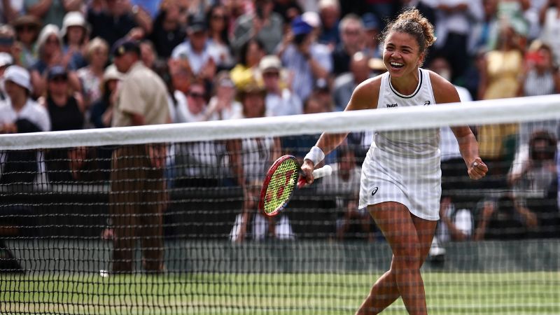 La italiana Jasmine Paolini es la primera tenista de su país que llega a una final de Wimbledon.