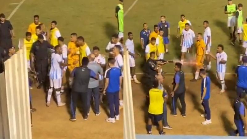 El incidente es cuestionado por personas amantes del fútbol en Brasil y todo el mundo.