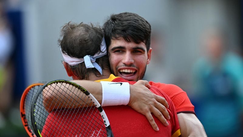 Carlos Alcaraz conformó una dupla de ensueño con Rafael Nadal.