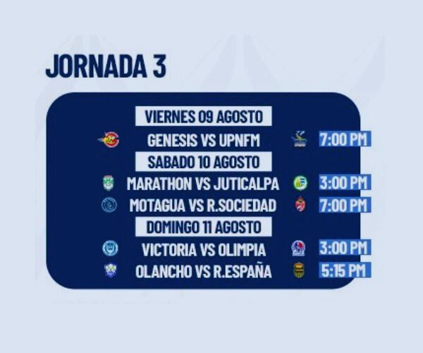 Jornada 3 Apertura