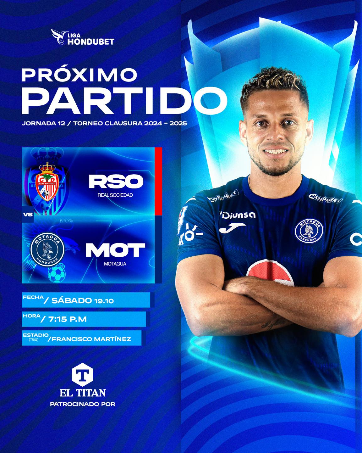 En el torneo local, Motagua visitará este sábado a la Real Sociedad en Tocoa.