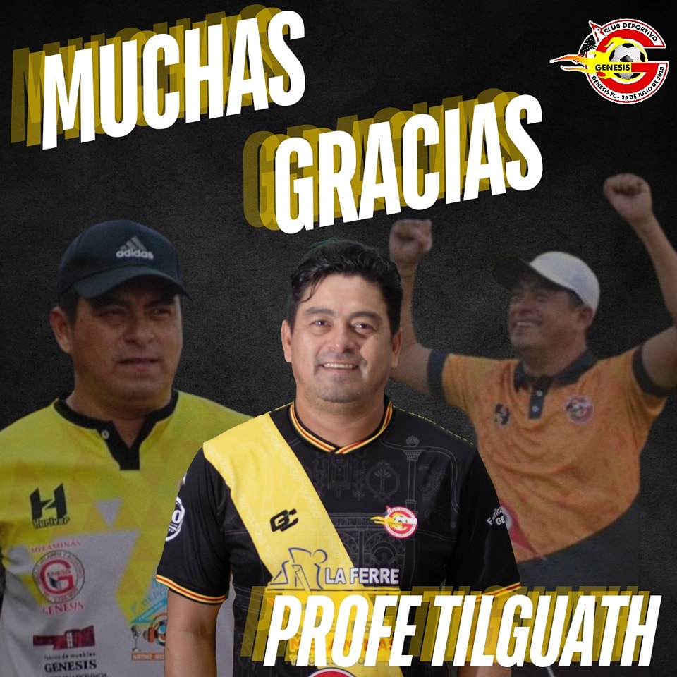 El Génesis Comayagua le da las gracias al ex técnico, Reynaldo Tilguath.