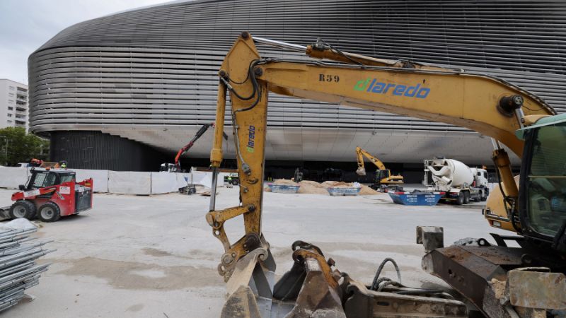 Además de los trabajos, también tiene inquieto a los vecinos los constantes conciertos que se realizan en el nuevo Santiago Bernabéu.