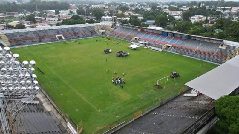 Los trabajos de remodelación del Municipal Ceibeño será también en graderías, camerinos, baños, entre otros.