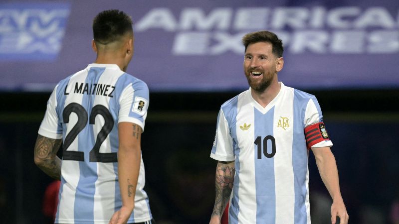 Lionel Messi ha tenido un excelente año con la selección argentina.