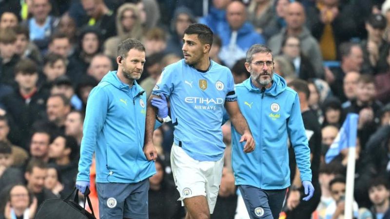 Rodri se lesionó en un partido en septiembre frente al Arsenal.