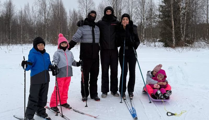 Cristiano Ronaldo y su familia