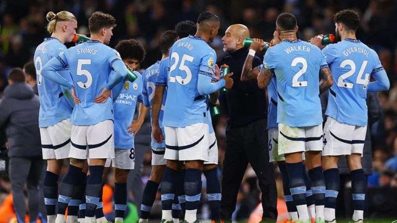 El Manchester City de Pep Guardiola no ha tenido una buena temporada en la Premier League.