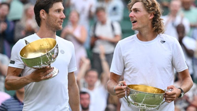 El tenista australiano Max Purcell, dos veces campeón de un Grand Slam en dobles.