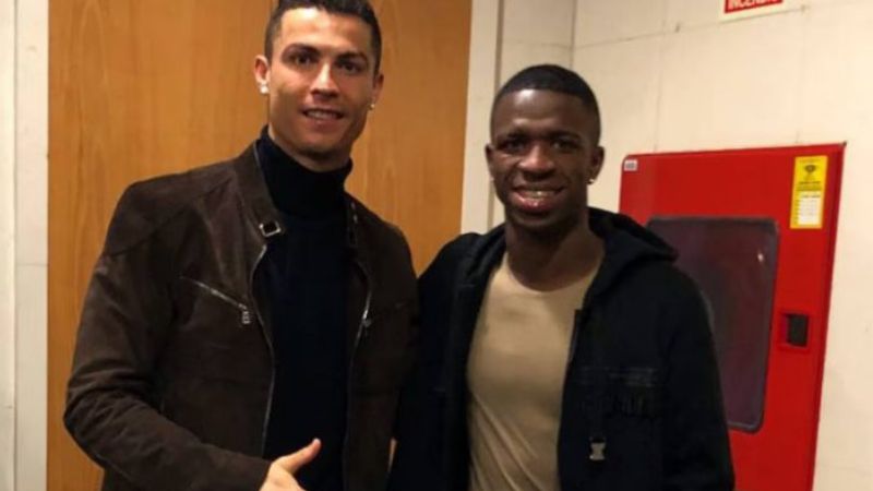 Vinicius Junior agradece las palabras del ex Real Madrid, Cristiano Ronaldo.