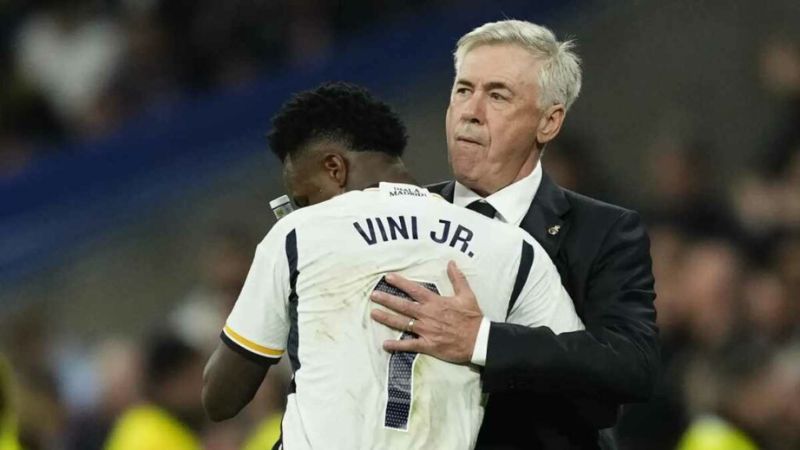 El técnico del Real Madrid, Carlo Ancelotti, duda que Vinicius se quiera ir al millonario fútbol de Arabia Saudita.