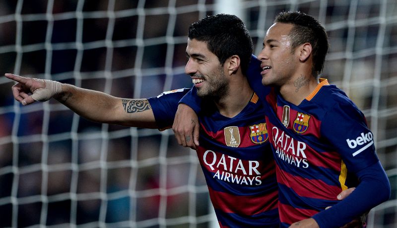 Luis Suárez y Neymar