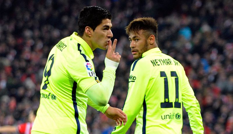 Luis Suárez y Neymar