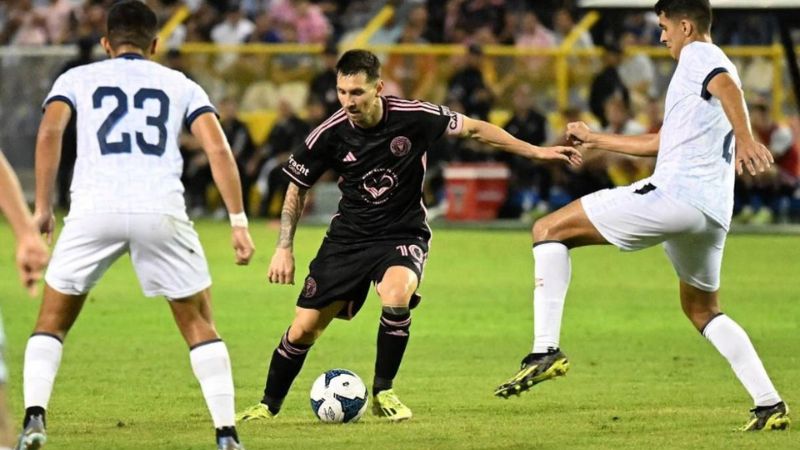 Lionel Messi impresionó a los salvadoreños en su visita en el año 2024.