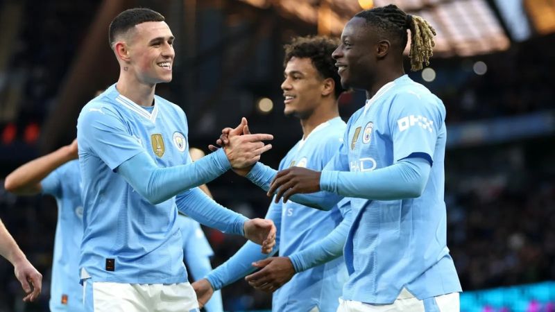 Detrás del Real Madrid está el Manchester City de la Premier League.