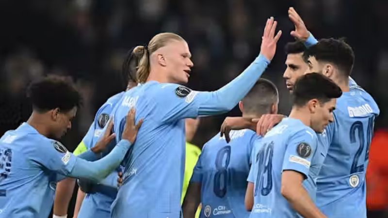 El Manchester City cumplió un partido clave frente a Brujas., por la Champions.