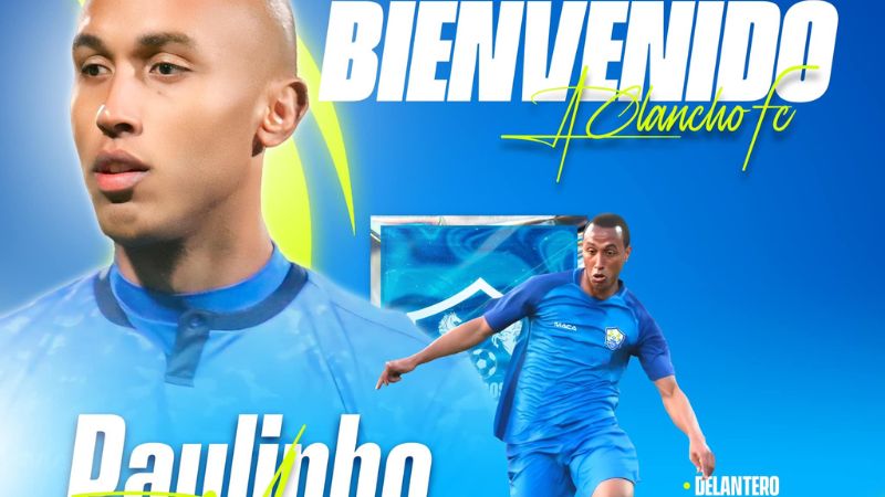 El delantero brasileño Paulinho será una de las altas de Potros de Olancho FC para el torneo de Clausura 2025.