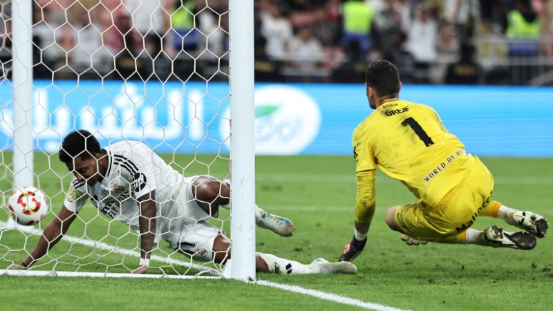 El brasileño Rodrygo anotó el tercer gol del Real Madrid contra el Mallorca.