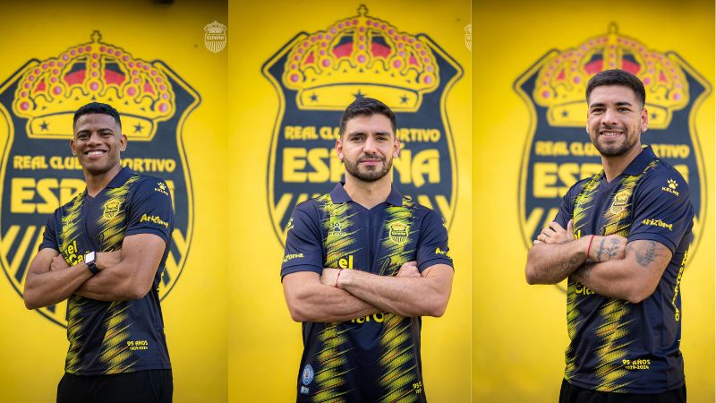 Yeison Moreno, Matías Rotondi y Brian Benítez, son los tres nuevos extranjeros del Real España para el torneo de Clausura 2025.