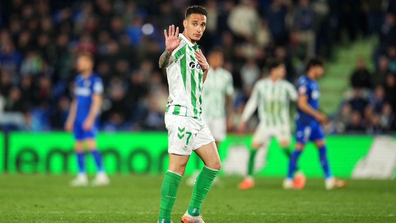 El brasileño Anthony está habilitado para jugar con el Betis frente al Real Madrid.