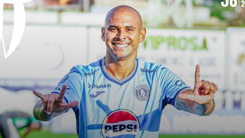 El argentino Diego Ledesma anotó su primer doblete en el fútbol hondureño con la camisa de Motagua.