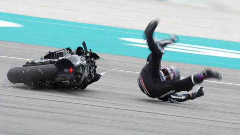 Jorge Martín tuvo un accidente en los ensayos que lo aparta del inicio de la temporada de MotoGP.