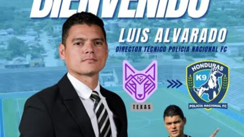 El entrenador de 37 años, Luis Alvarado, se convierte en el nuevo DT del equipo de la Policía Nacional FC, de la Liga de Ascenso.