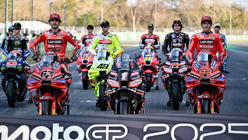 Un total de 22 Grandes Premios incluye la temporada 2025 de MotoGP.