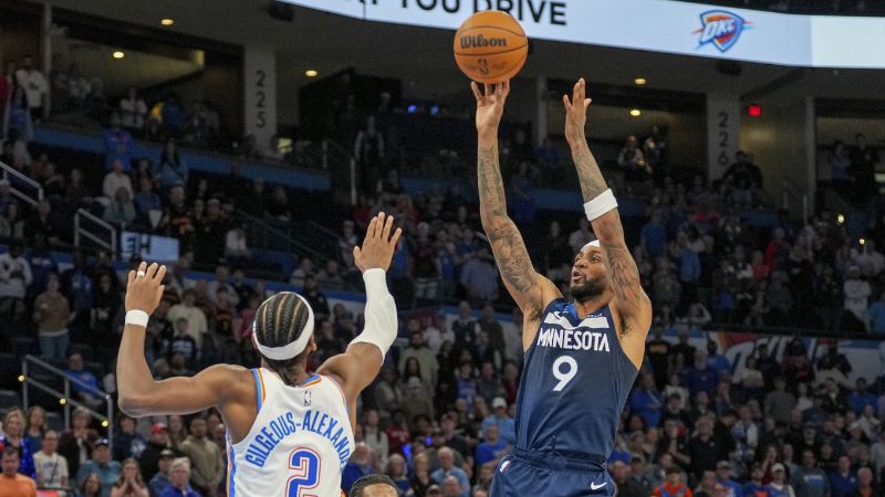 Los Minnesota Timberwolves lograron un triunfo 131-128 a domicilio ante los poderosos Oklahoma City Thunder.