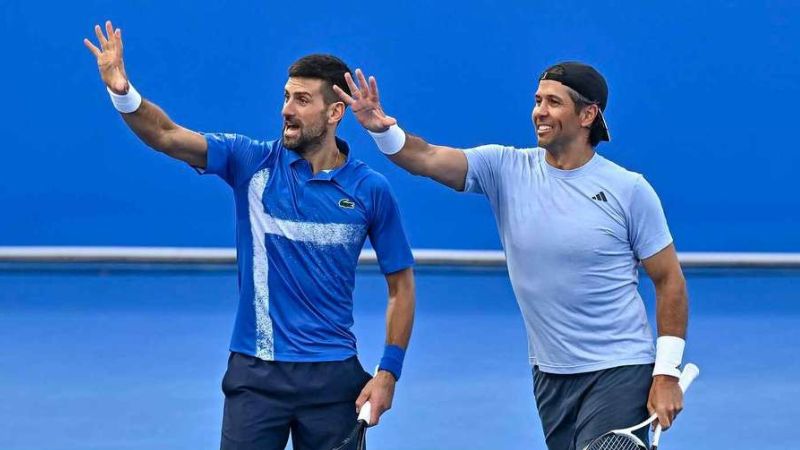 Novak Djokovic y español Fernando Verdasco hacen pareja en el ATP 500 de Doha.