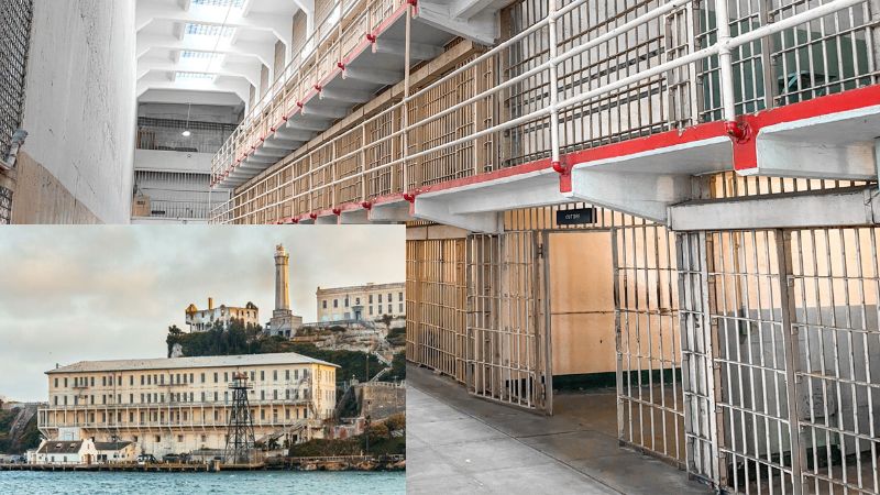 La Prisión de Alcatraz es un destino turístico donde los visitantes pueden recorrer los pasillos que fueron testigos de hechos históricos.