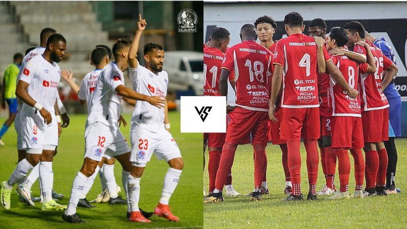 Real Sociedad y Olimpia ya se enfrentan en el estadio Francisco Martínez Durón de Tocoa.