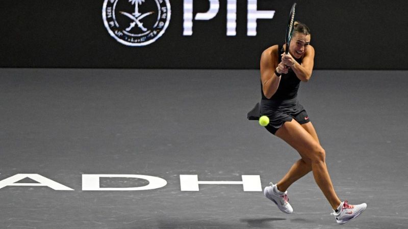 Aryna Sabalenka fue claramente superada por la danesa Clara Tauson.