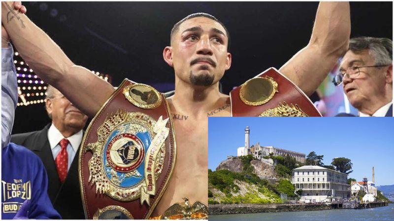 El boxeador hondu-estadounidense, Teófimo López, podría pelear en la Prisión de Alcatraz.