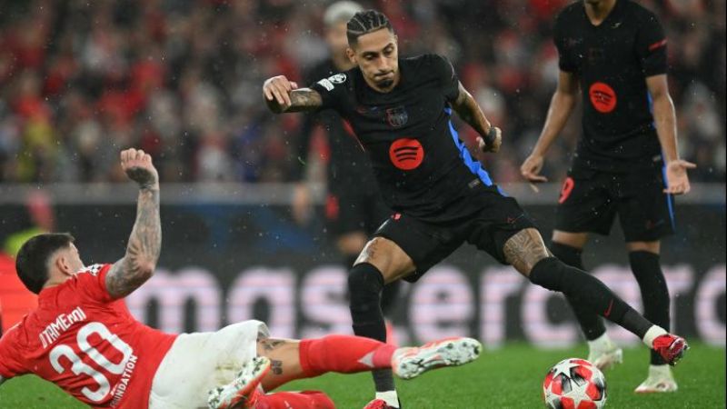 En la ida y con un jugador menos, Barcelona logró vencer 1-0 al Benfica.