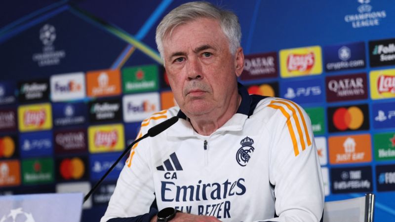 El técnico del Real Madrid, Carlo Ancelotti, destaca el trabajo de su colega del Atlético de Madrid, Diego Pablo Simeone.