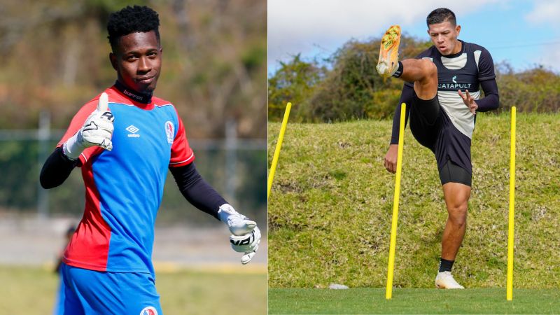 Alex Naid Güity y Jonathan Paz serían los sustitutos de Edrick Menjívar y Julián Martínez frente a Juticalpa FC.