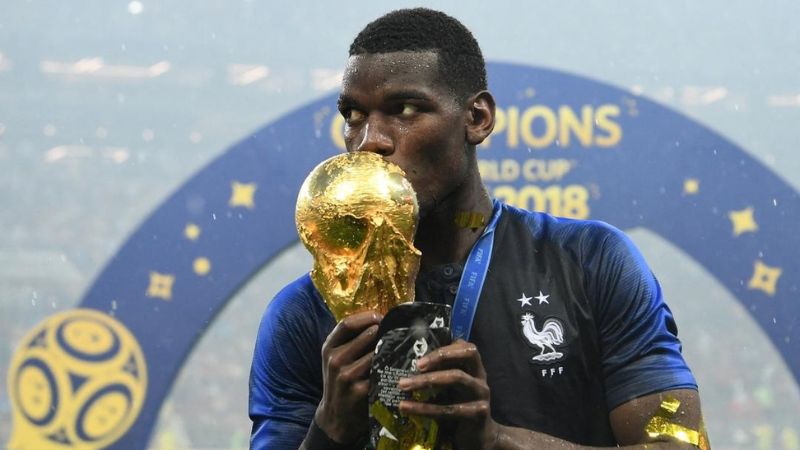 En el 2018, Paul Pogba se coronó campeón del mundo con Francia.