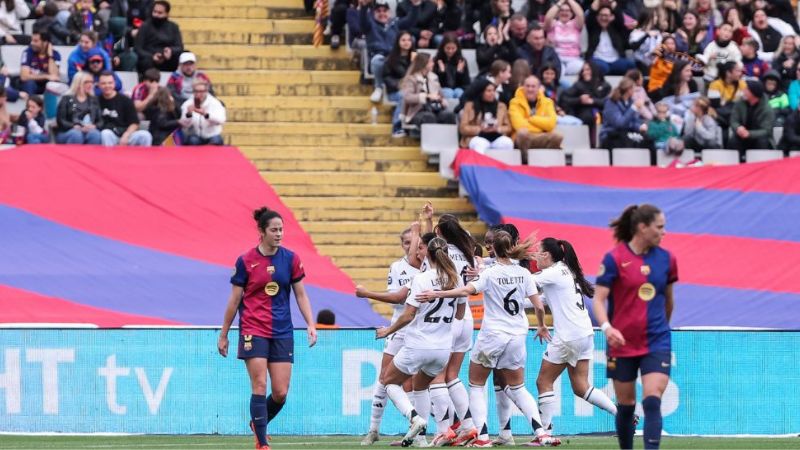 El Real Madrid le gana al Barcelona por primera vez un clásico en femenino.