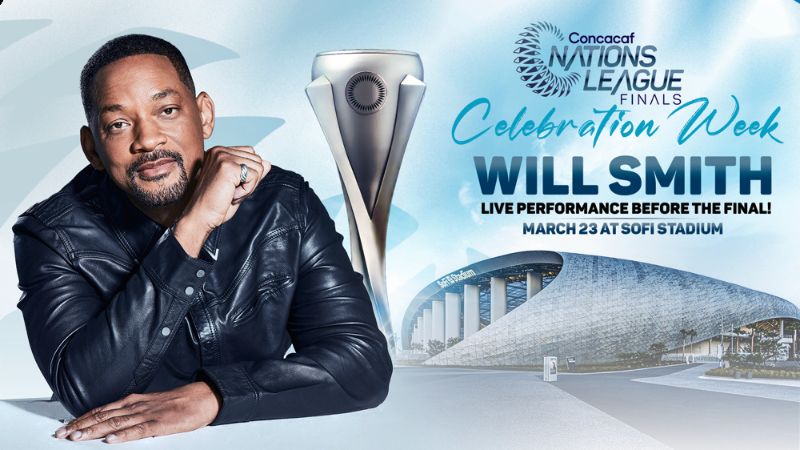 El actor y cantante, Will Smith, será una de las atracciones de la final de la Liga de Naciones de la Concacaf, el próximo domingo 23 de marzo.