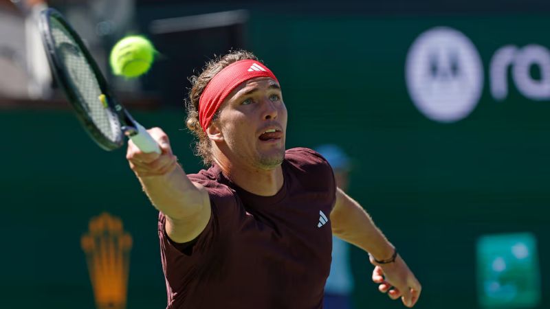 Alexander Zverev encajó una sorprendente eliminación en su debut en el Masters 1000 de Indian Wells.