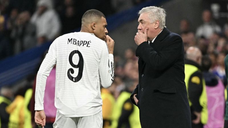 Carlo Ancelotti espera tener a Kylian Mbappé en la final de la Copa del Rey contra Barcelona.