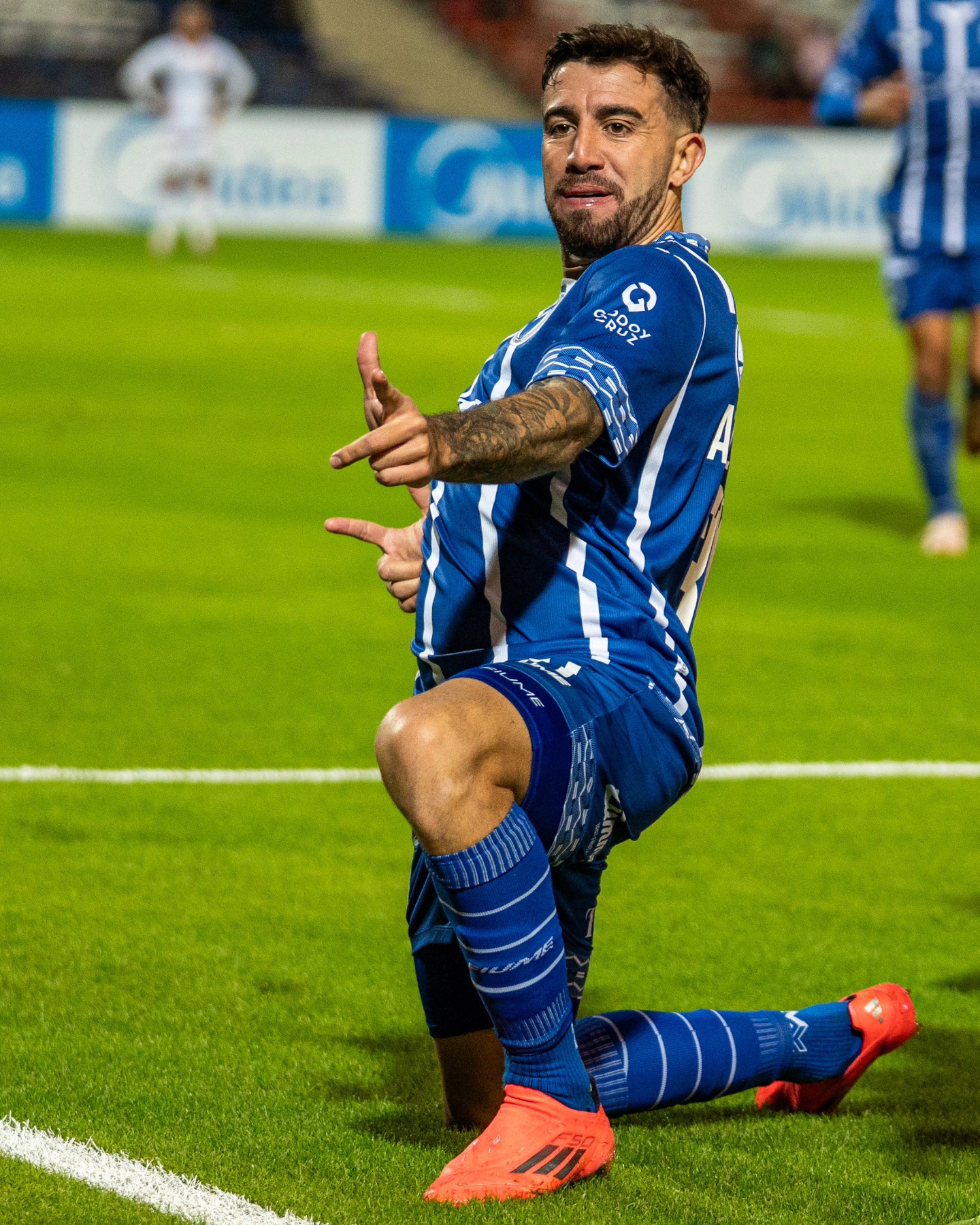 El "Pistolero" le disparó al Atlético Grau de Perú, por la Copa Sudamericana.