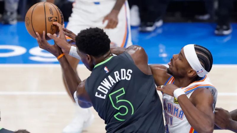 Alexander y el Thunder se llevaron el primer partido de las Finales de Conferencia frente a los Minnesota Timberwolves de Anthony Edwards.