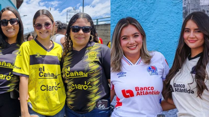 La belleza se hace presente en la gran final del torneo de Clausura entre Olimpia y Real España.