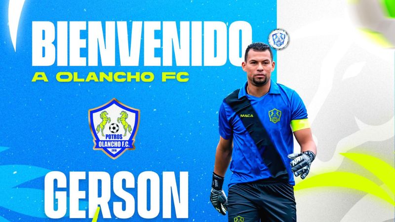 El portero Gerson Argueta se convierte en nuevo jugador de Potros de Olancho FC.