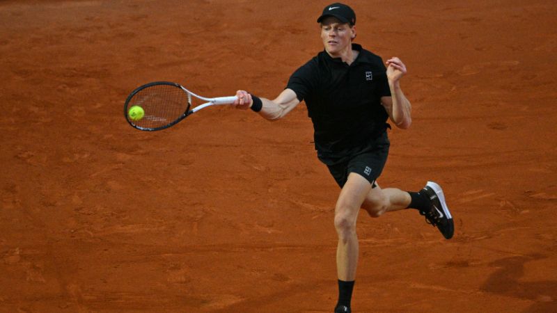 Jannik Sinner logró con aplastante autoridad el pase a semifinales del Masters 1000 de Roma.