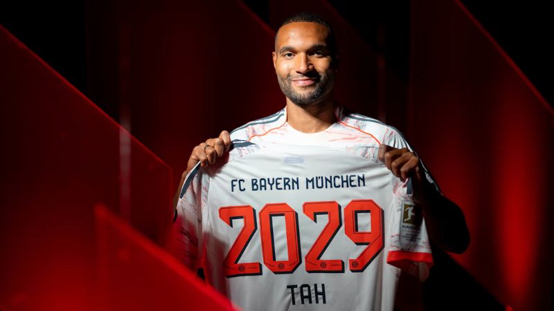 Jonathan Tah firma hasta 2029 con el Bayern Múnich.