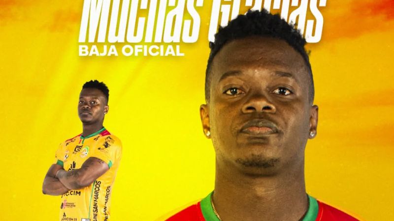 El delantero hondureño, Junior Lacayo, ha quedado fuera del Deportivo Marquense de Guatemala.